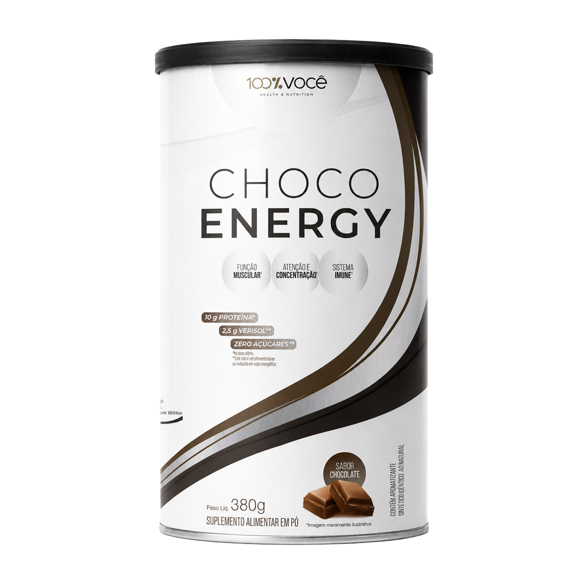 CHOCO ENERGY - SABOR CHOCOLATE 380G